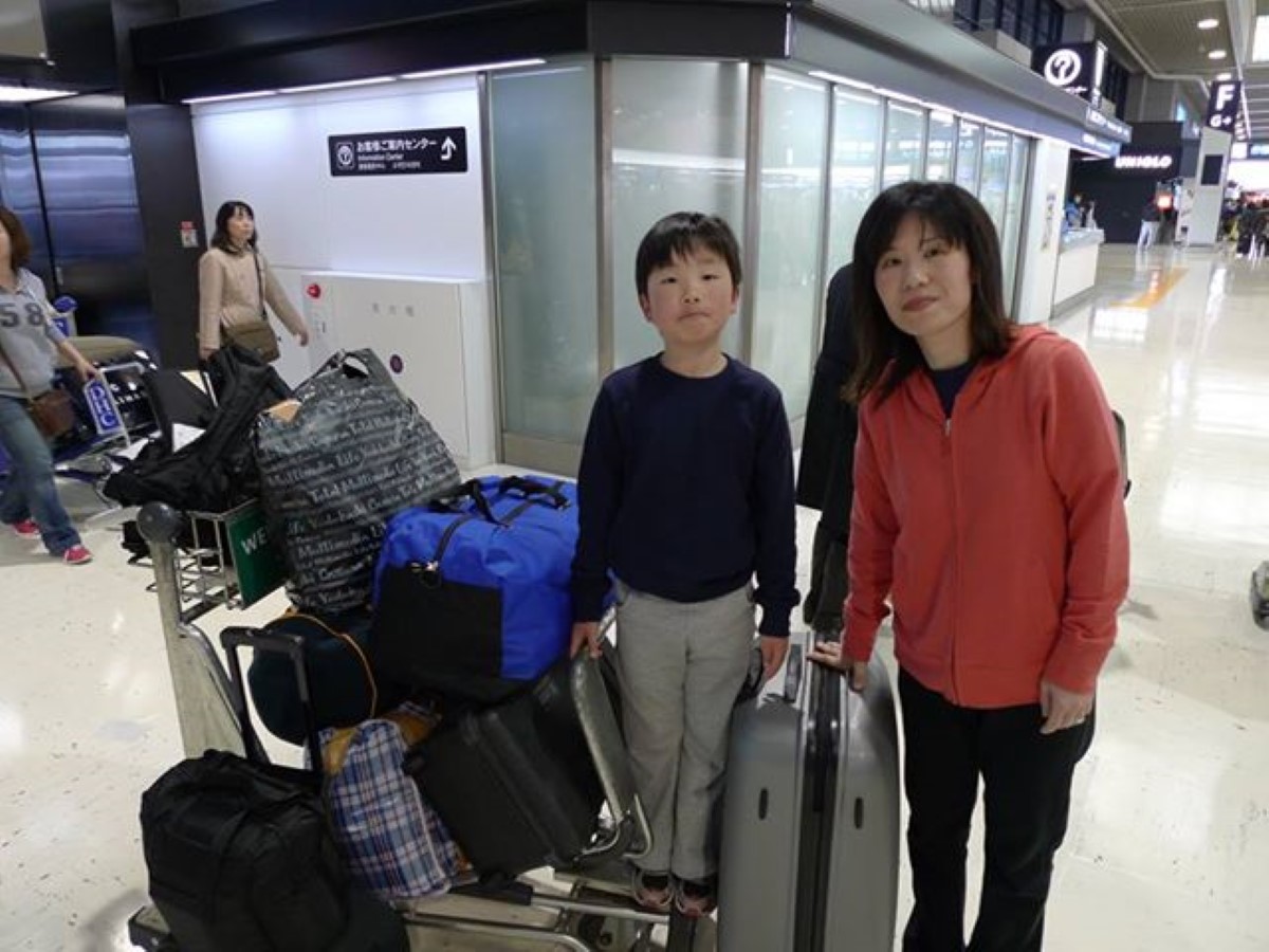 吉竹さんと息子さん